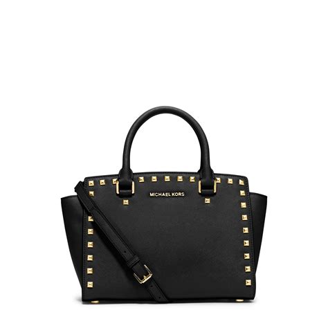 michael kors women's selma medium tz satchel|michael kors selma studded.